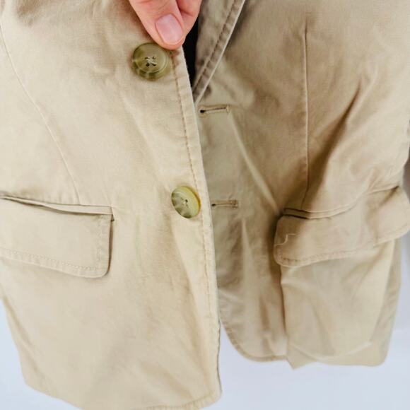 Crewcuts Boys Khaki Thompson Blazer Size 8 Classic Dress Jacket - Picture 5 of 9